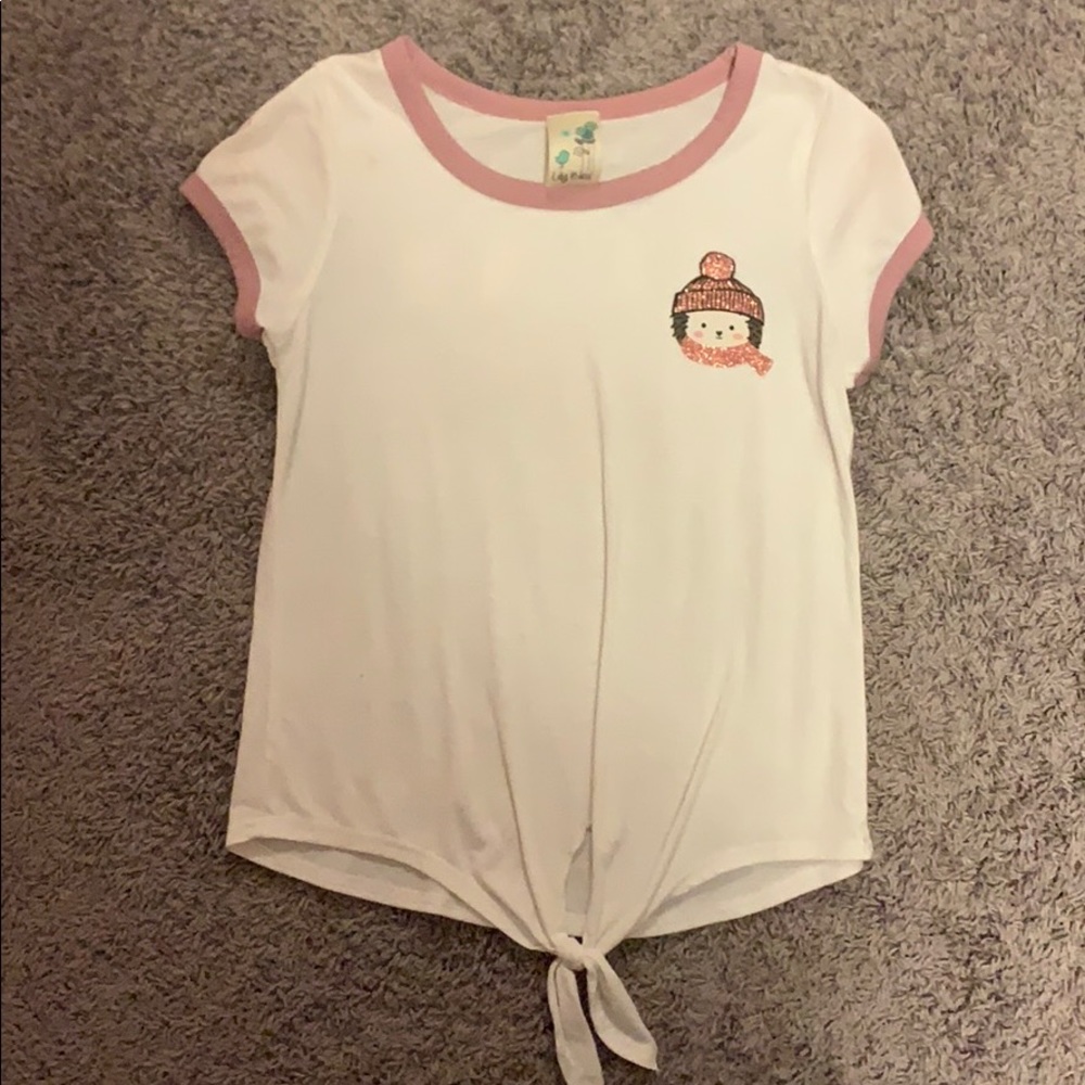 Cute Hedgehog T-Shirt Youth Girls